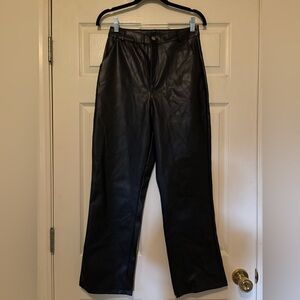 Faux Leather Pants